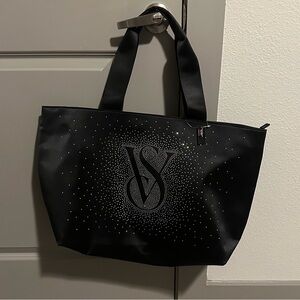 Victoria Secret Large Black Tote Bag